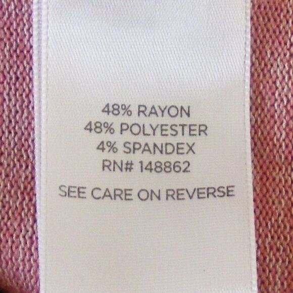 TORRID Sweater, 2/2X, Pink Space Dye, Pullover, Long sleeves, Pocket, Rayon - Picture 7 of 12